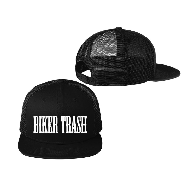 SNAPBACK BIKER TRASH - BLK